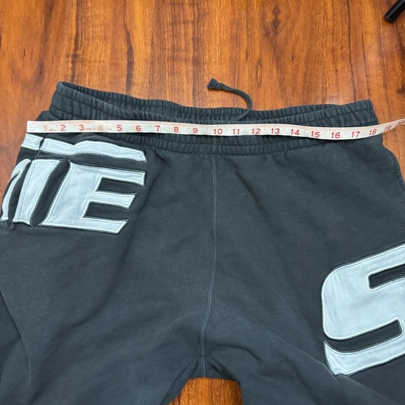 Supreme Wrapped Sweatpant Washed Black Vintage Size XL - Picture 7 of 9